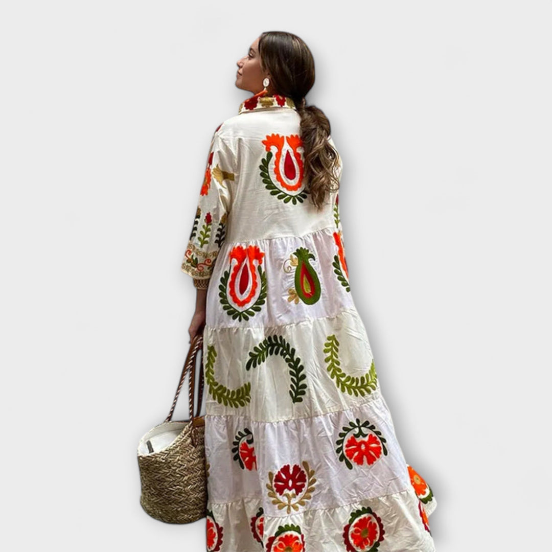 Cornelia | Anmutiges Blumenkleid