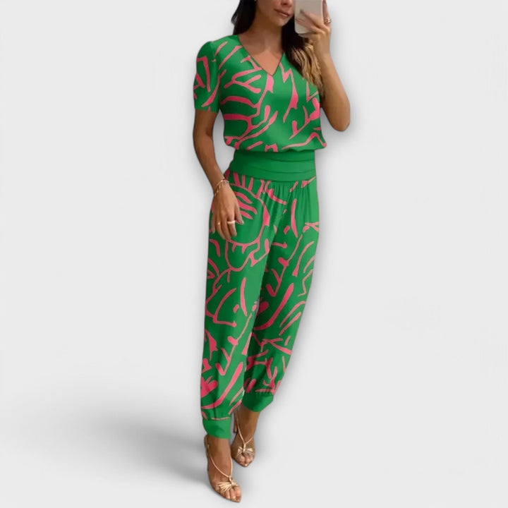 Nora | Elegantes Set Mit Oberteil Und Hose