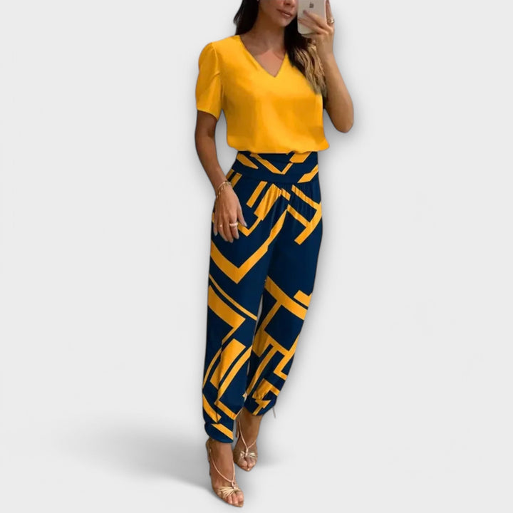 Nora | Elegantes Set Mit Oberteil Und Hose