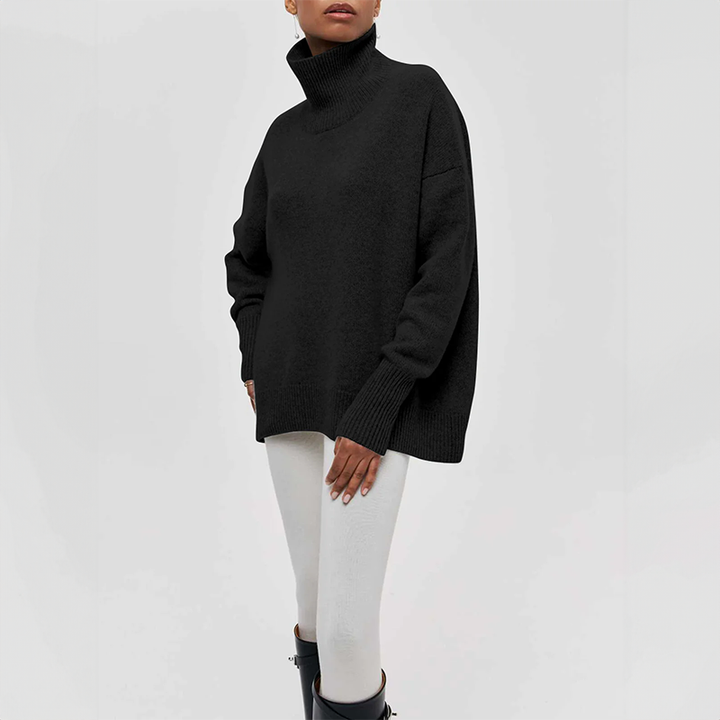 Amelia | Eleganter Strick-Rollkragenpullover