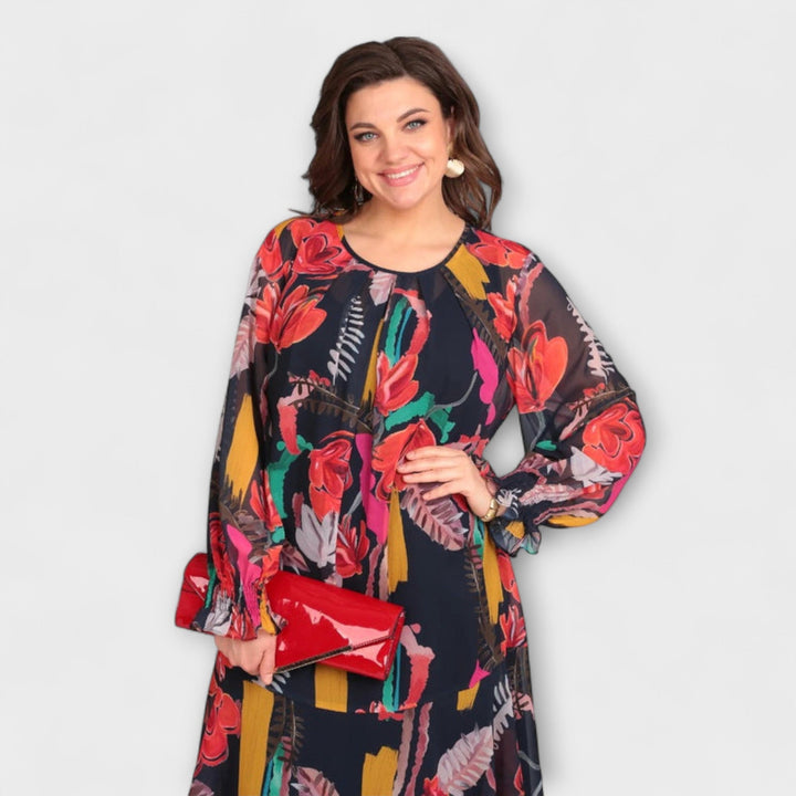 Elena | Elegantes Plus-Größe-Kleid für ultimativen Komfort