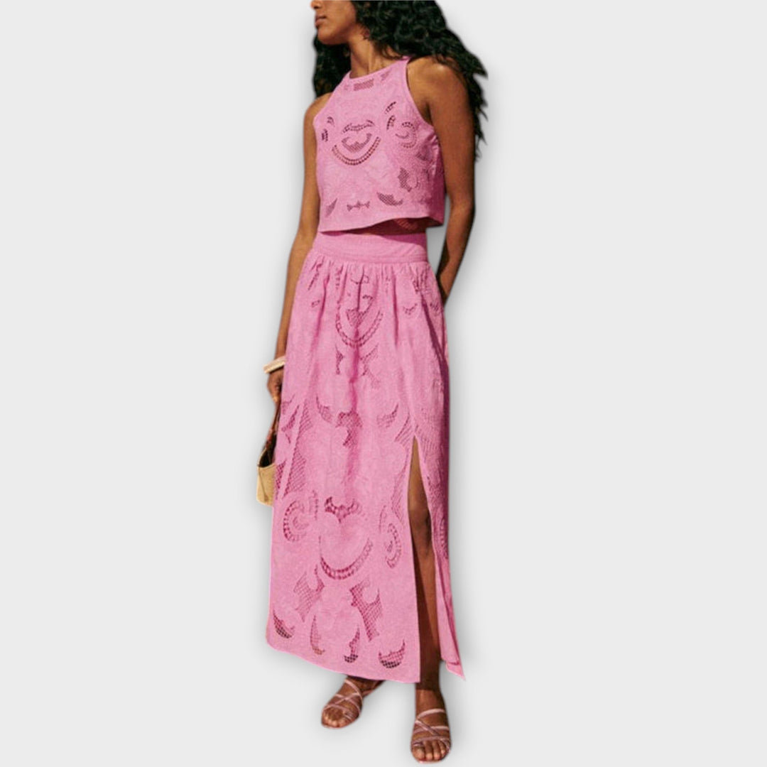 Selma | Atemberaubendes Cut-out Spitzen Set