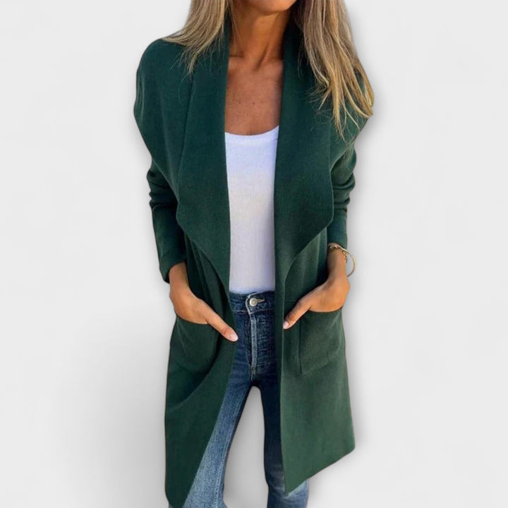 Tamara | Taillierter Strickjacke-Mantel