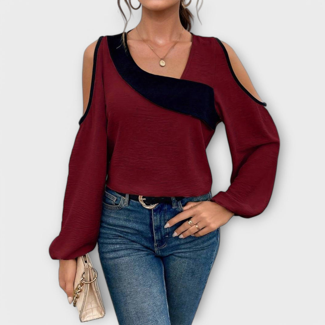 Ottilie | Bluse mit quadratischem Ausschnitt