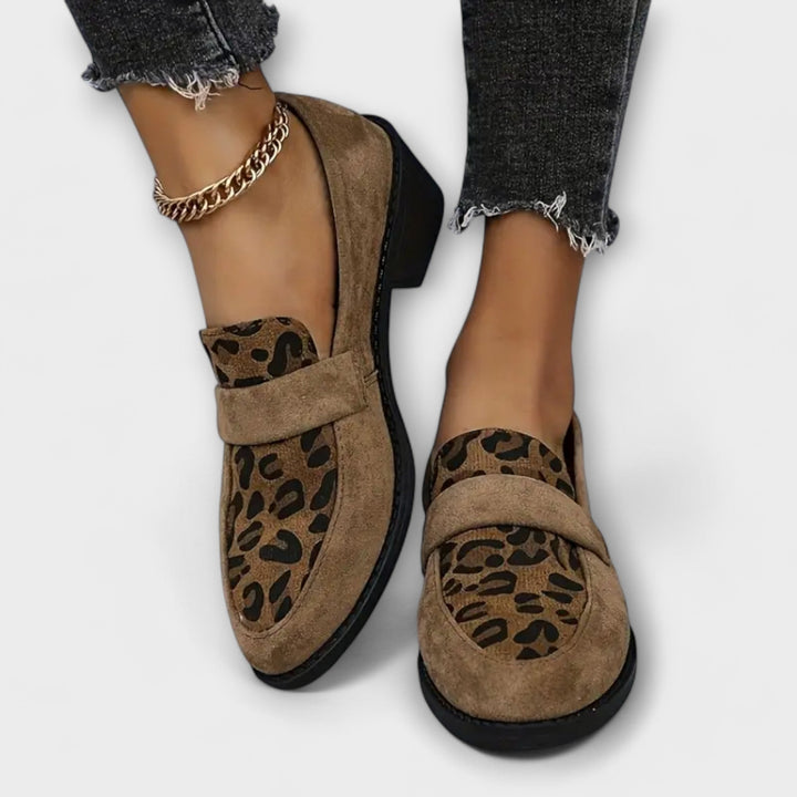 Viola | Elegante Damenschuhe mit Leopardenmuster