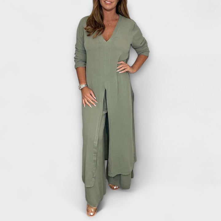 Mia | 2-teiliges stilvolles Damen-Zweiteiler-Set