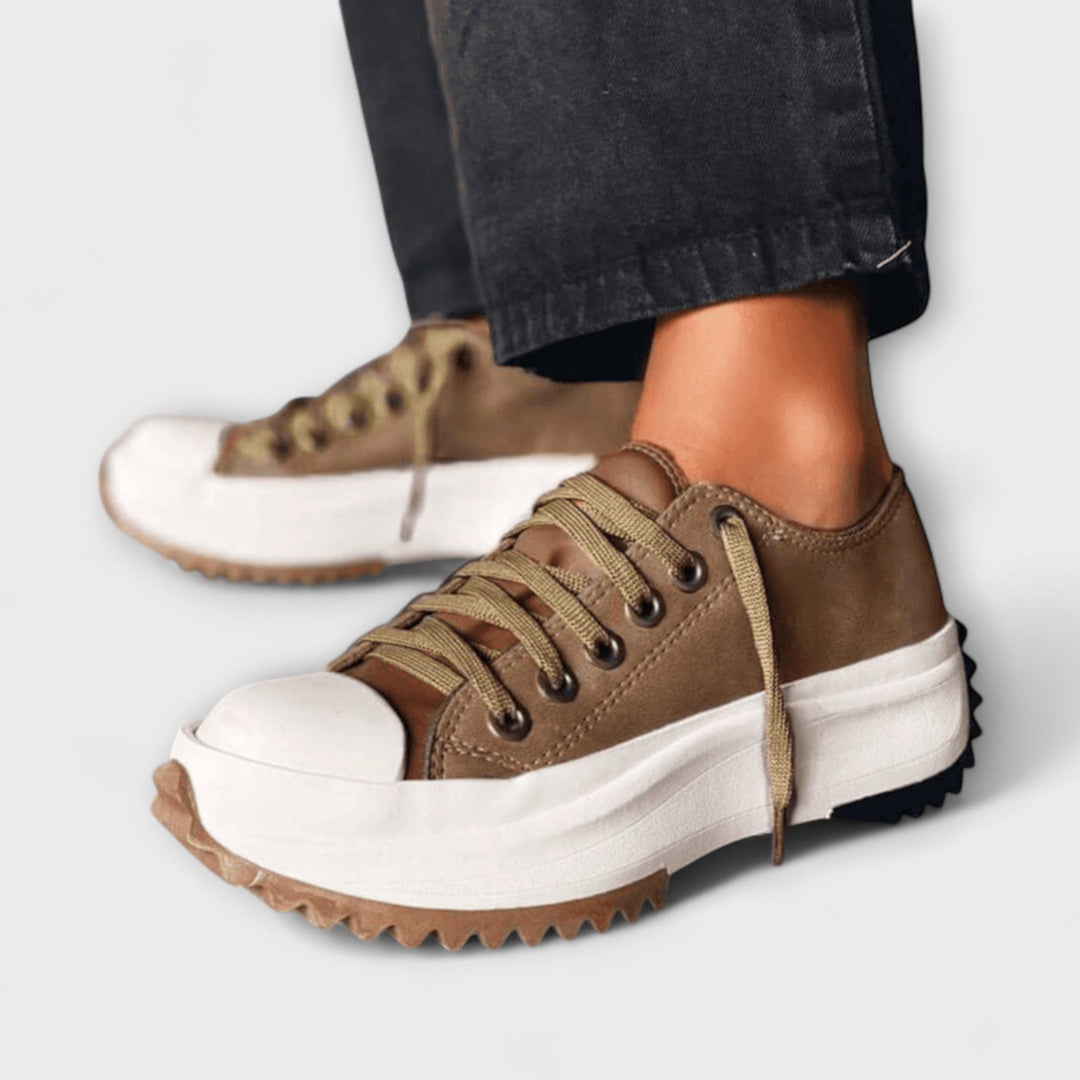 Christina | modisch Plateau-Schnürschuhe