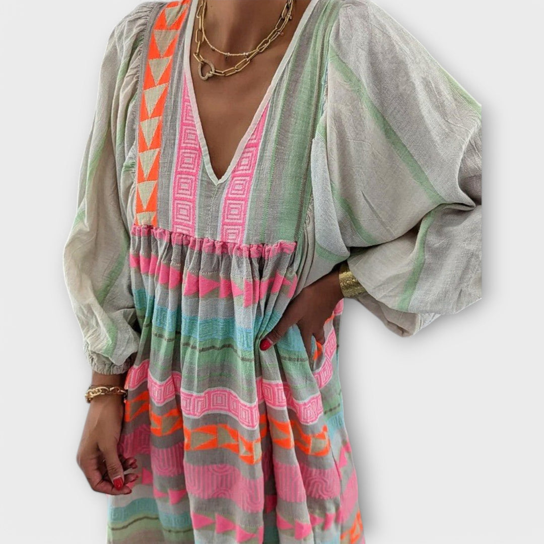 Rosemarie | Hermine Vibrant Lose Kleid