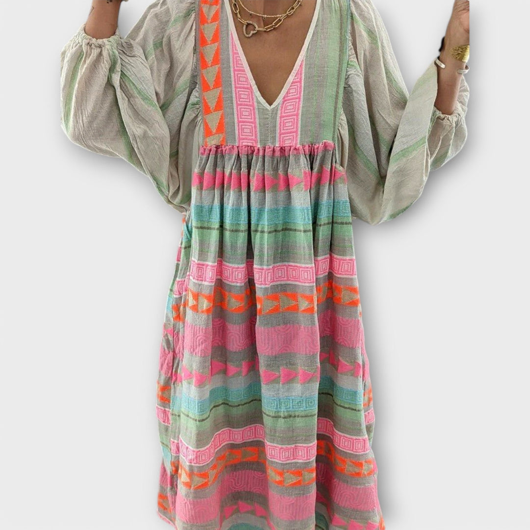 Rosemarie | Hermine Vibrant Lose Kleid