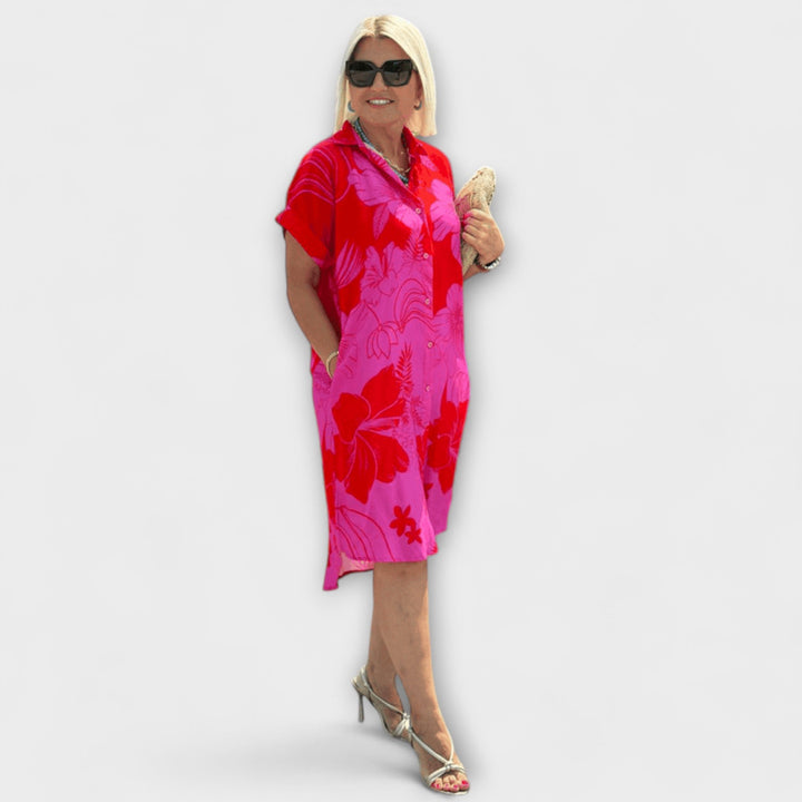 Gisela | Kleid mit Blumenmuster