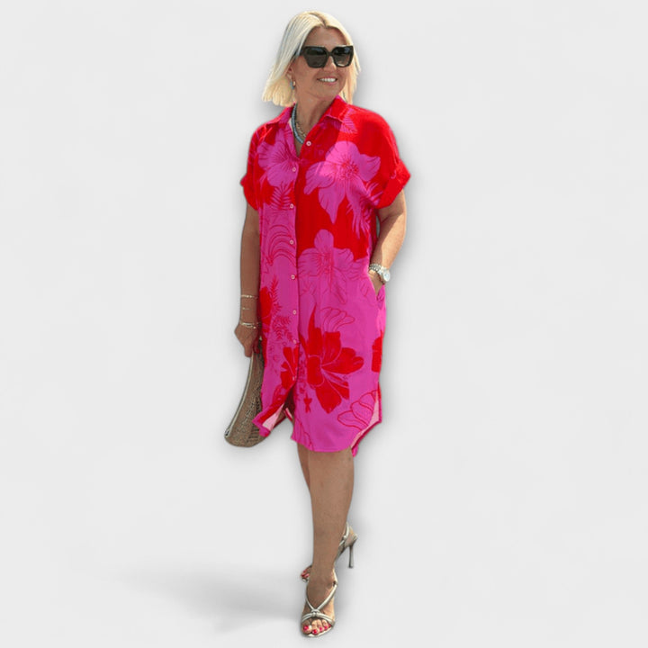 Gisela | Kleid mit Blumenmuster