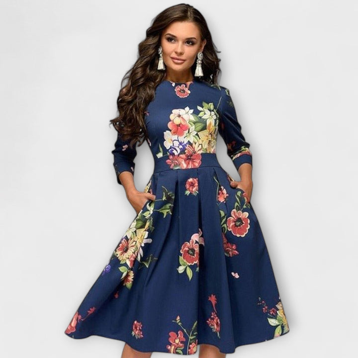 Victoria | Elegantes knielanges Kleid