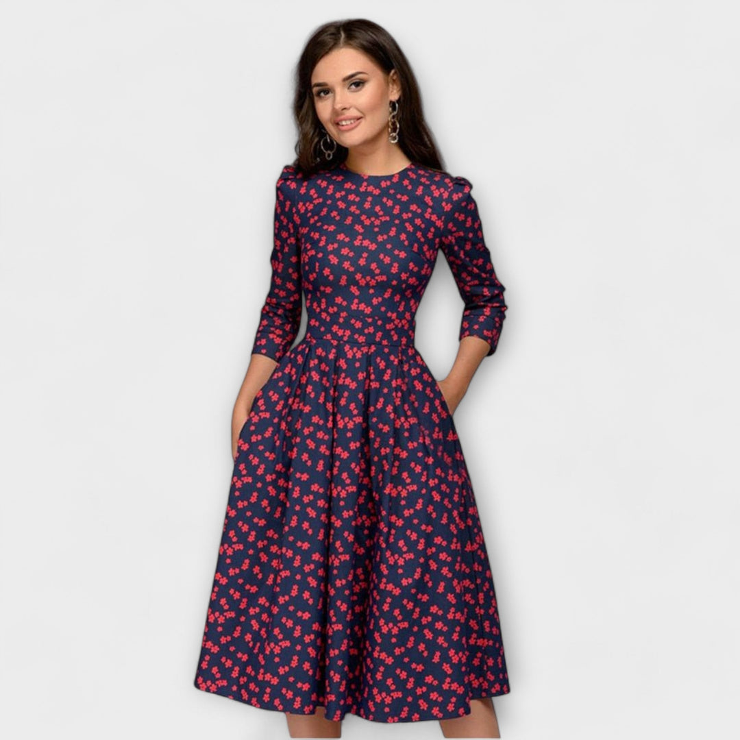 Victoria | Elegantes knielanges Kleid