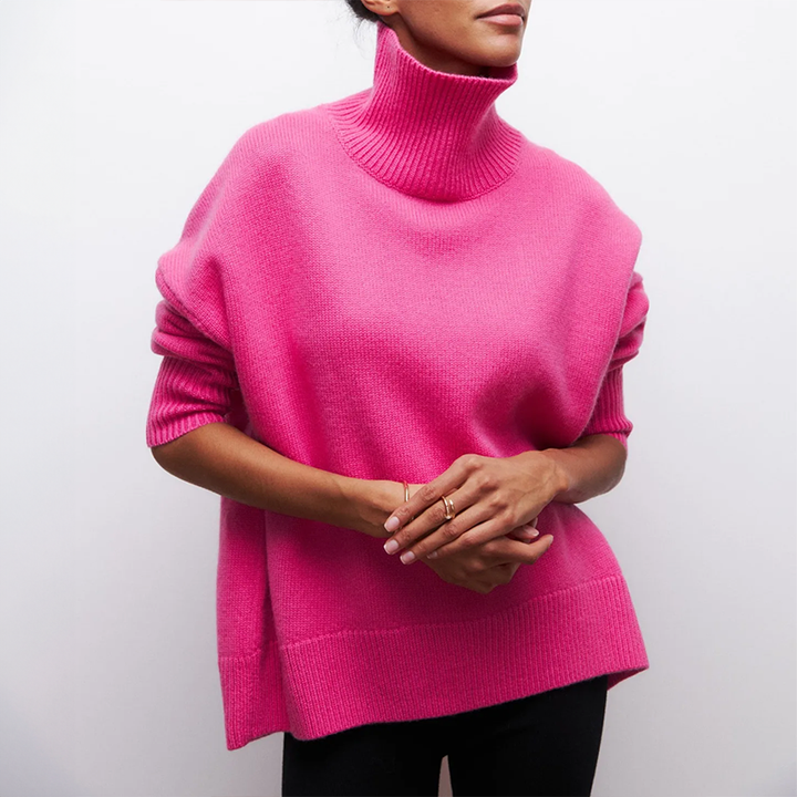 Amelia | Eleganter Strick-Rollkragenpullover