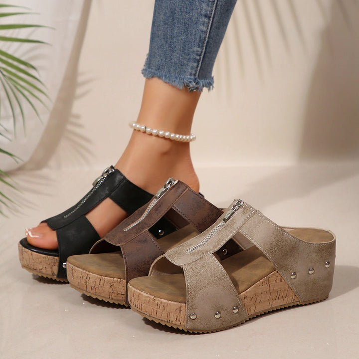 Thea | Stylische Keilsandalen