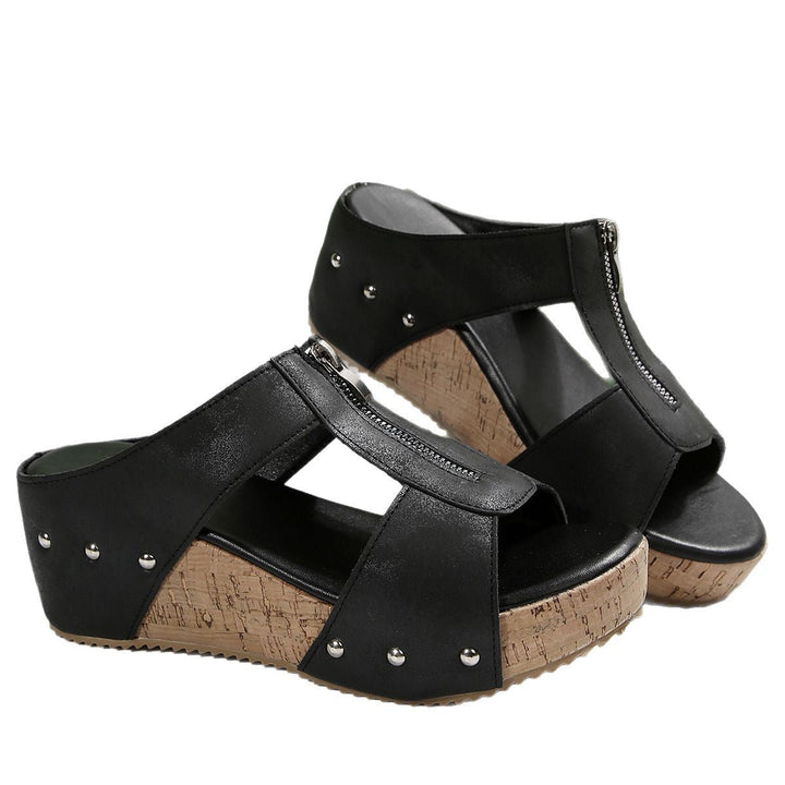 Thea | Stylische Keilsandalen
