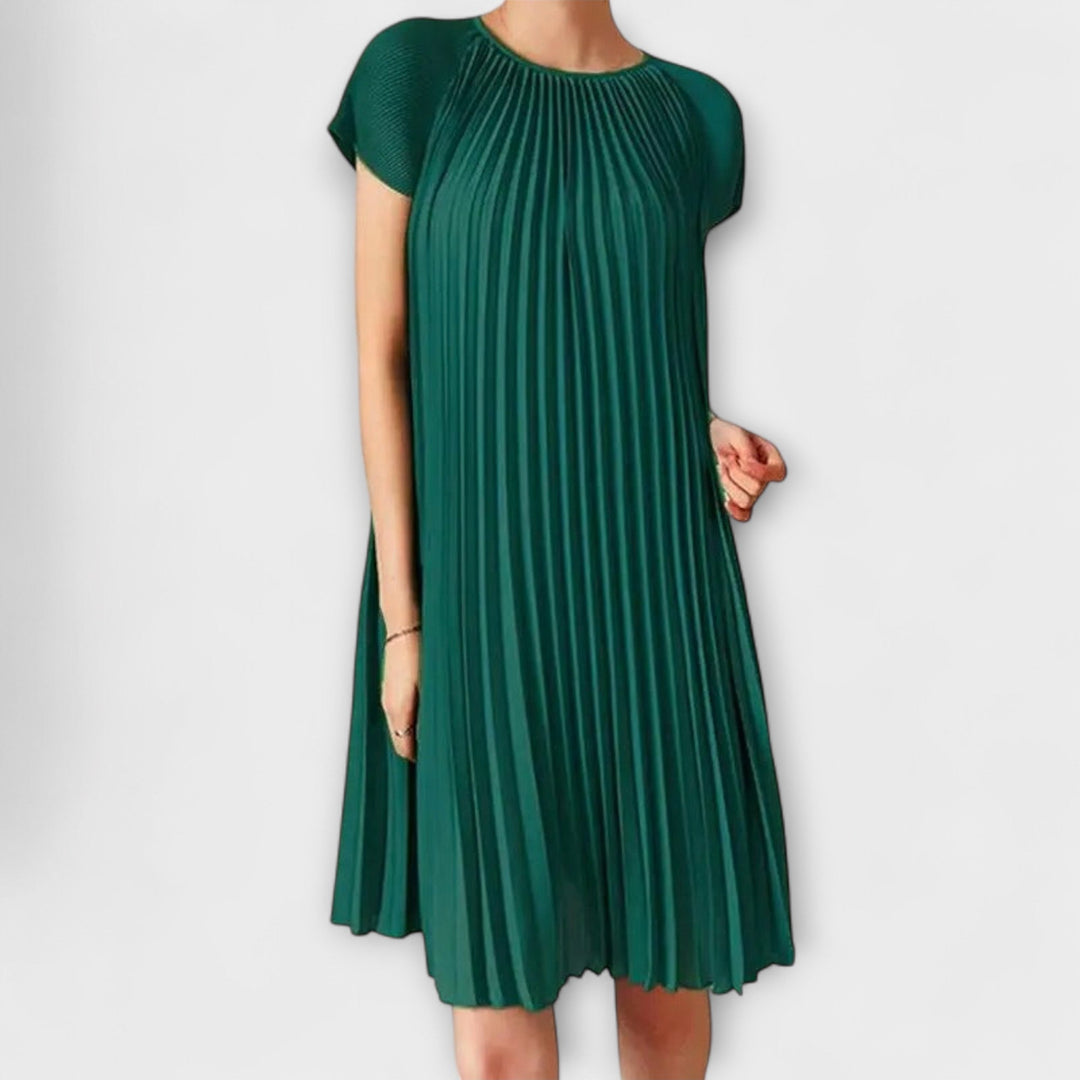 Nadine | Elegantes Plisseekleid