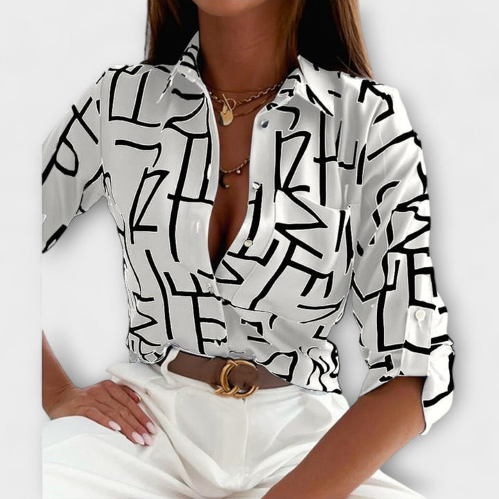 Wanda | Bluse mit klassischem Kragen