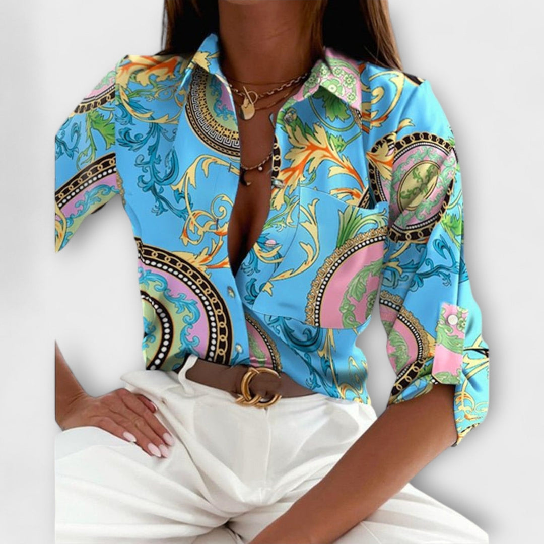Wanda | Bluse mit klassischem Kragen