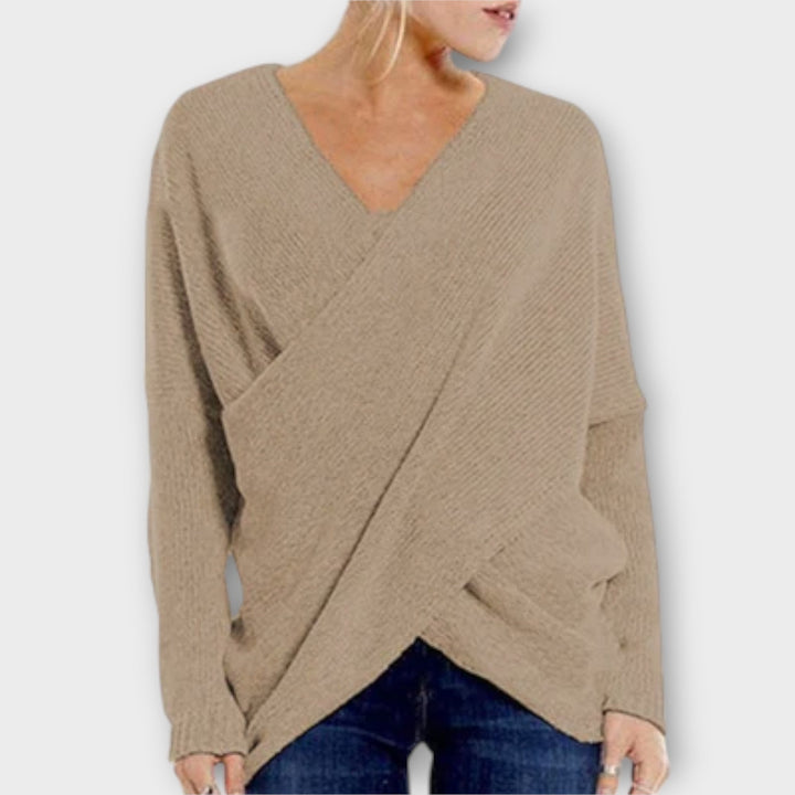 Helena | Gekreuzter Pullover