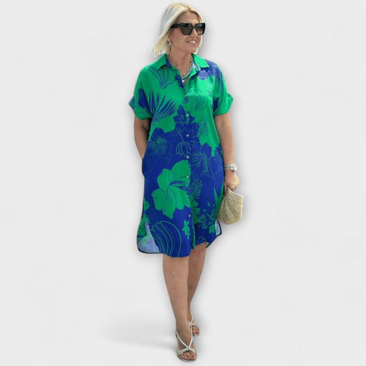 Gisela | Kleid mit Blumenmuster